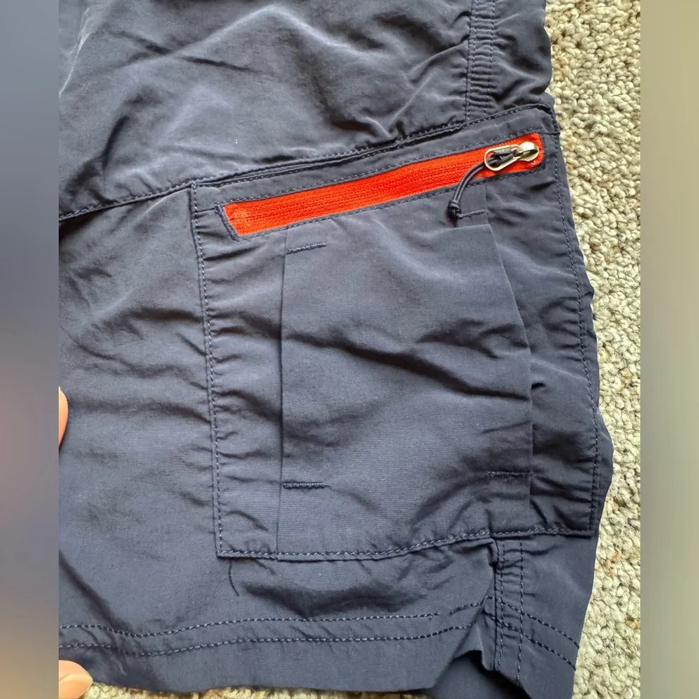 Kids Navy Blue & Red/orange Outdoor outfit